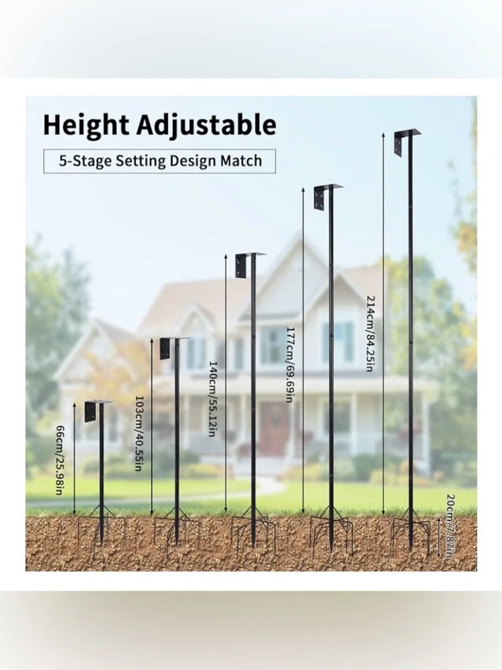 4 in 1-92 Inch Bird Feeder Pole with Squirrel Baffle With Bath, Food Tray,New
